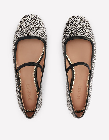 Thea Mary Jane Ballet Flats-Dalmation Pony-5