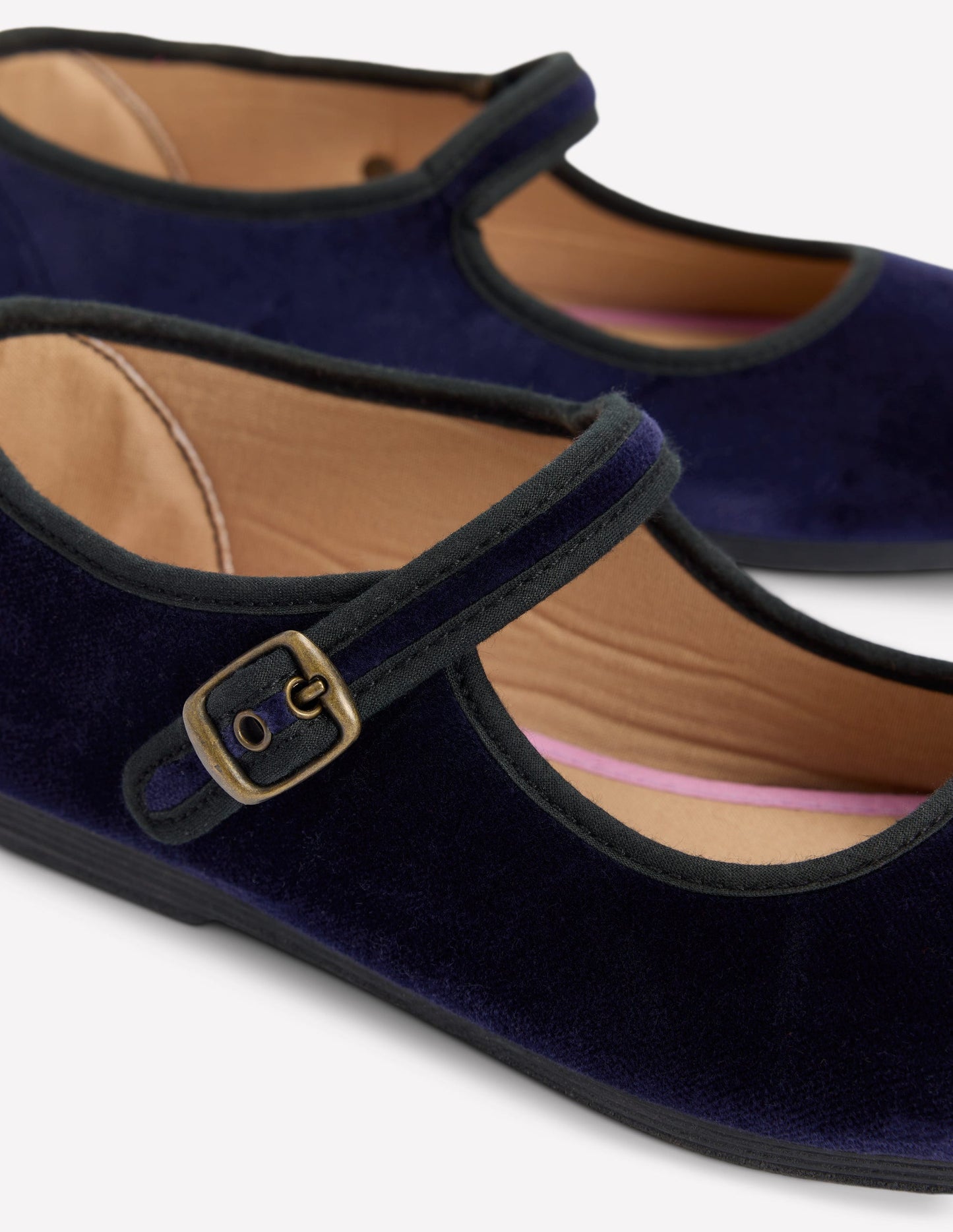 Flexi Mary Jane-Navy Velvet