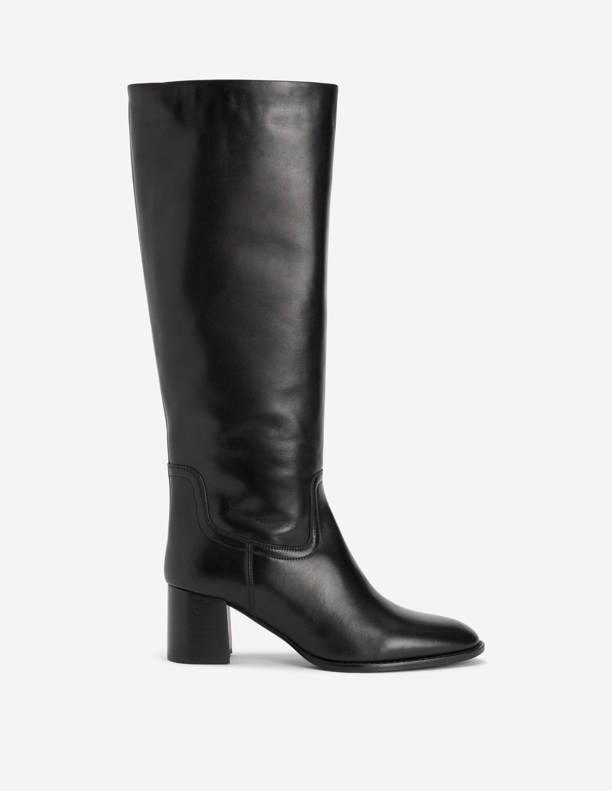 Skye Smart Knee Boots-Black-1