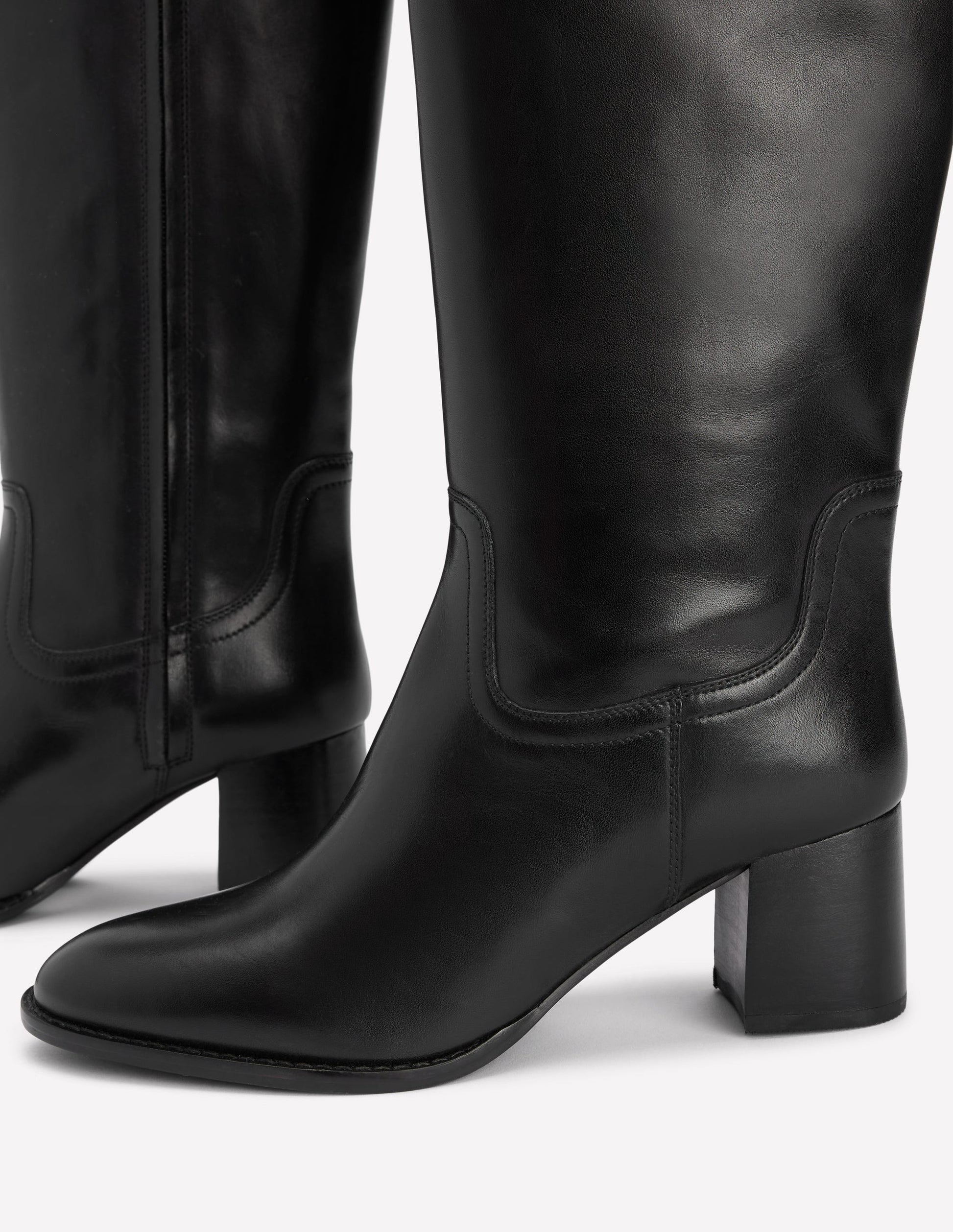 Skye Smart Knee Boots-Black-4