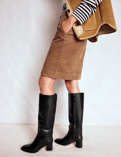 Skye Smart Knee Boots-Black-2