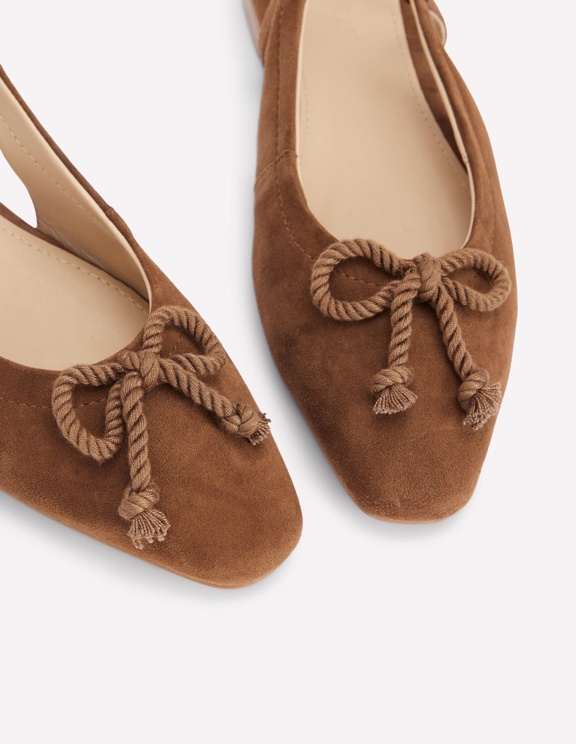 Easy Slingback Flats-Raw Umber - Image 4
