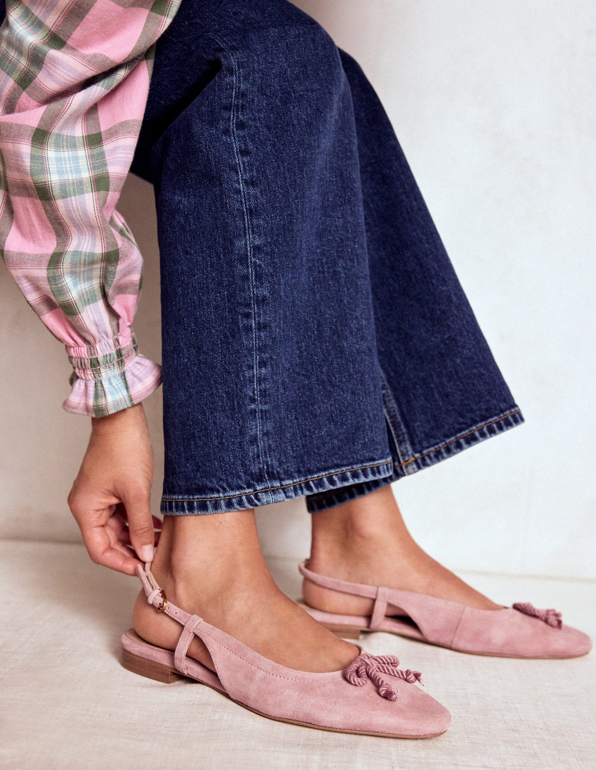 Easy Slingback Flats-Blush-2