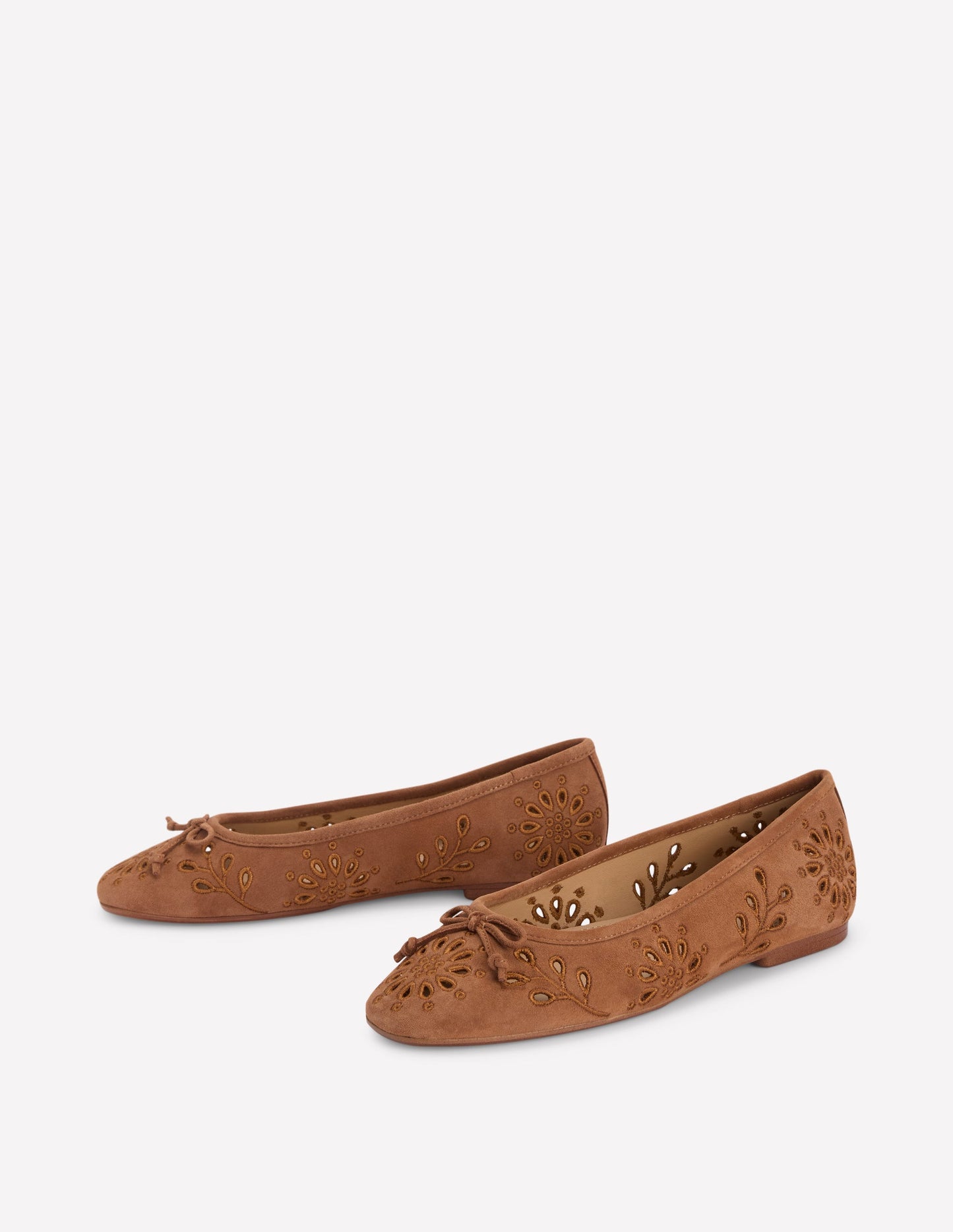 Cut Out Ballet Flats-Gingersnap