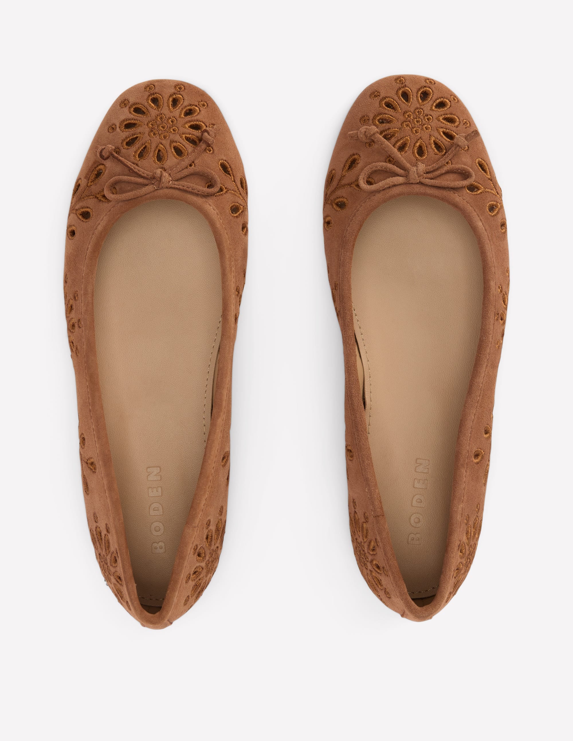 Cut Out Ballet Flats-Gingersnap - Image 5