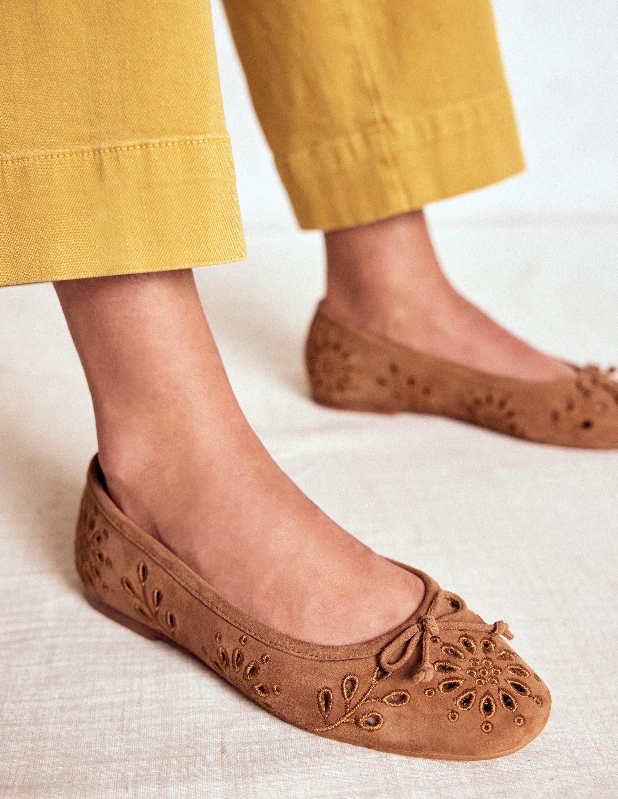 Cut Out Ballet Flats-Gingersnap - Image 2