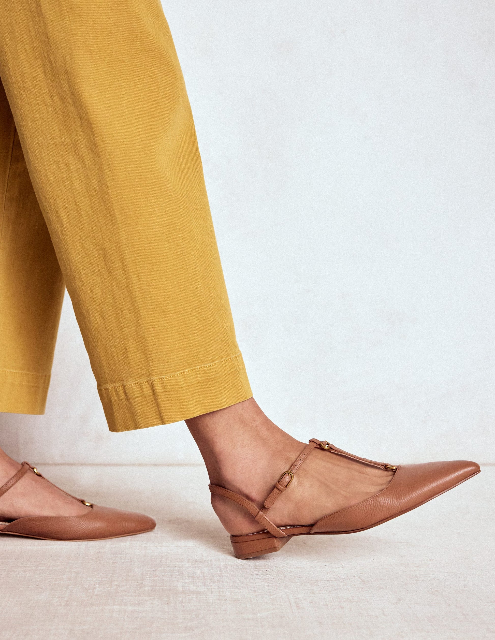 T-Bar Point Flats-Tan Boden UK