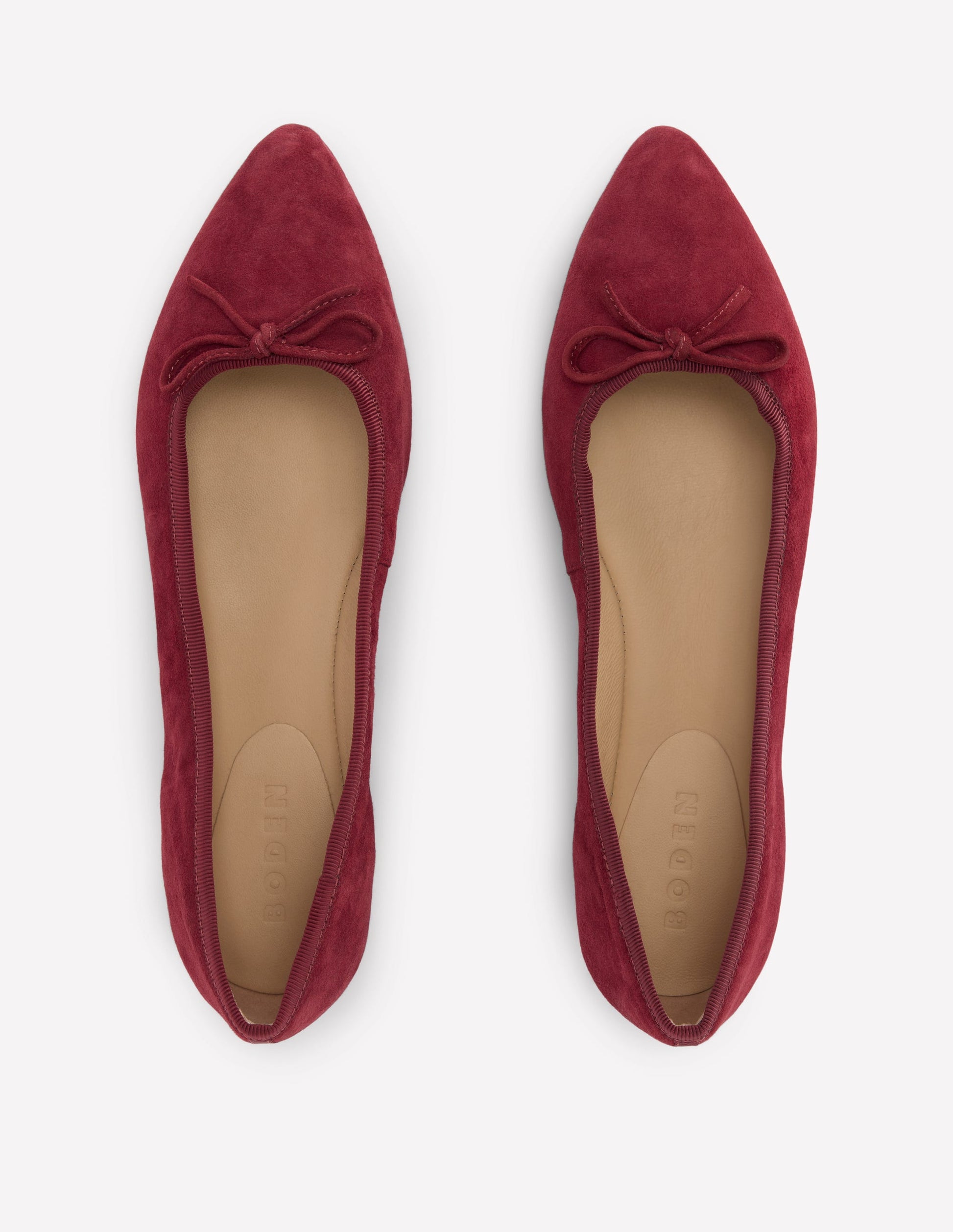 Point Flexi Sole Flat-Oxblood Boden UK