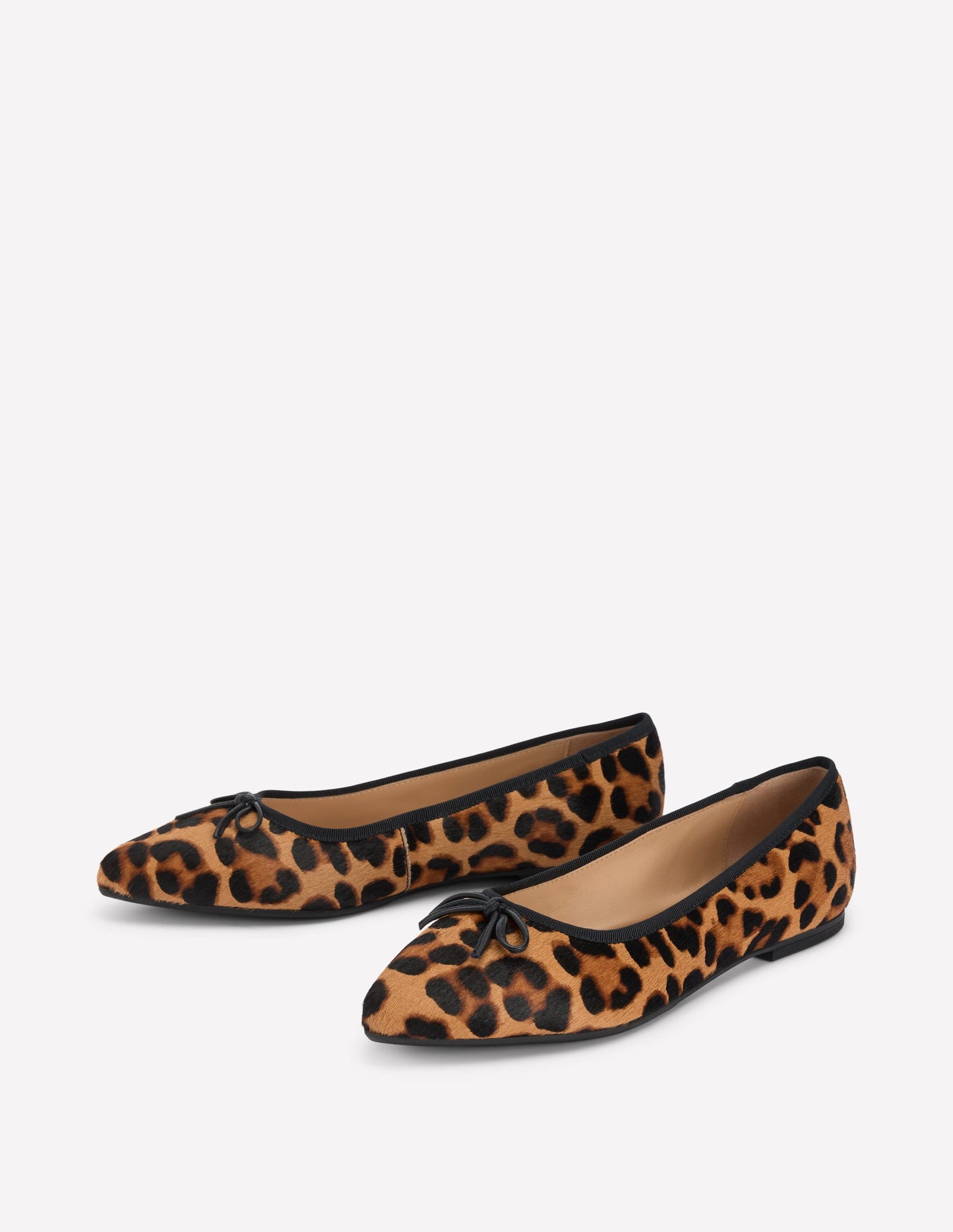 Point Flexi Sole Flats-Classic Leopard
