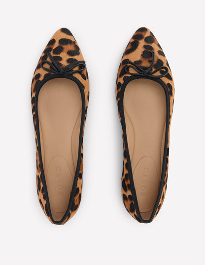 Point Flexi Sole Flats-Classic Leopard-5