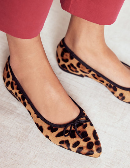 Point Flexi Sole Flats-Classic Leopard-2