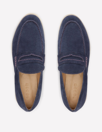 Easy soft loafers-Navy-5