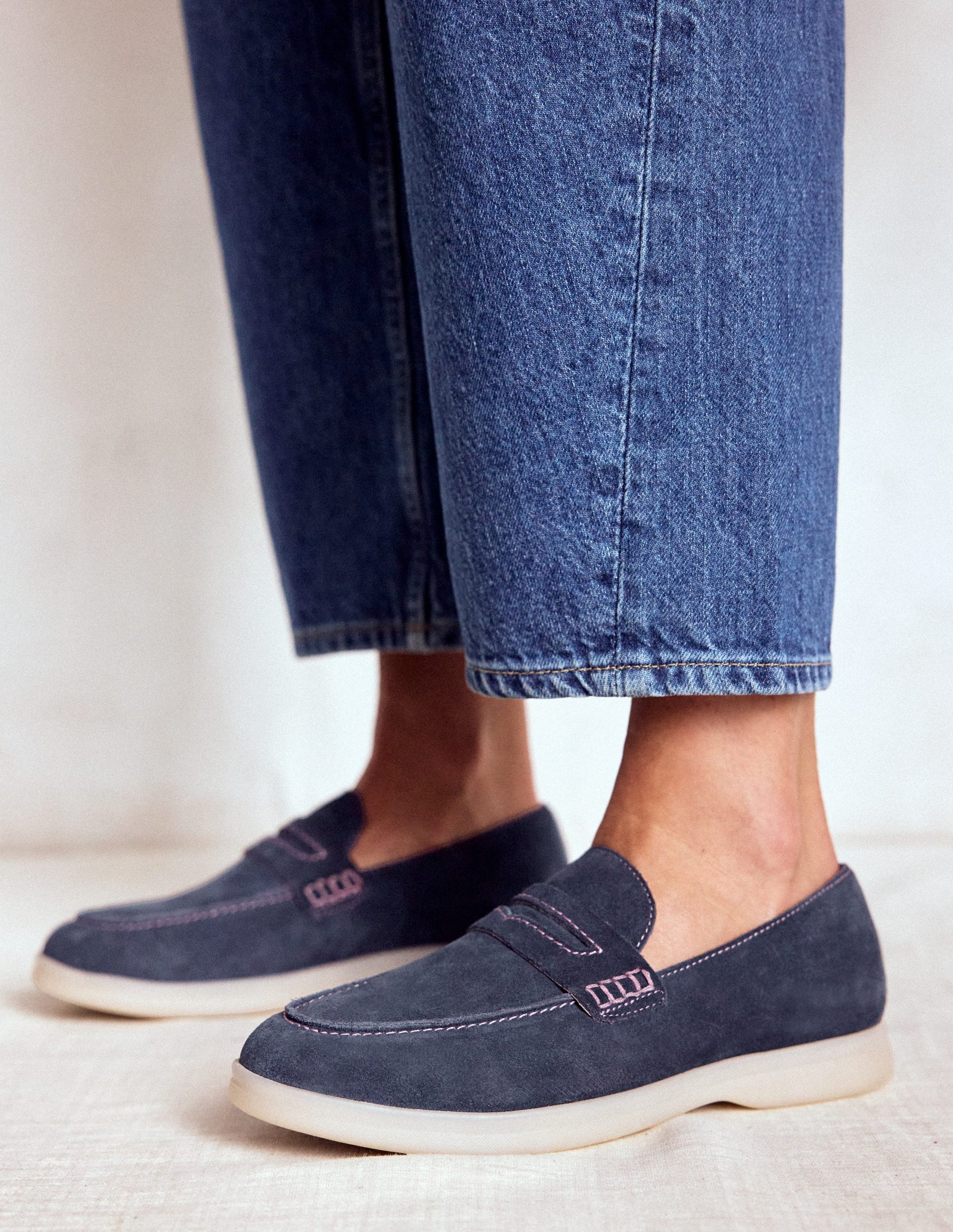 Easy soft loafers-Navy-2
