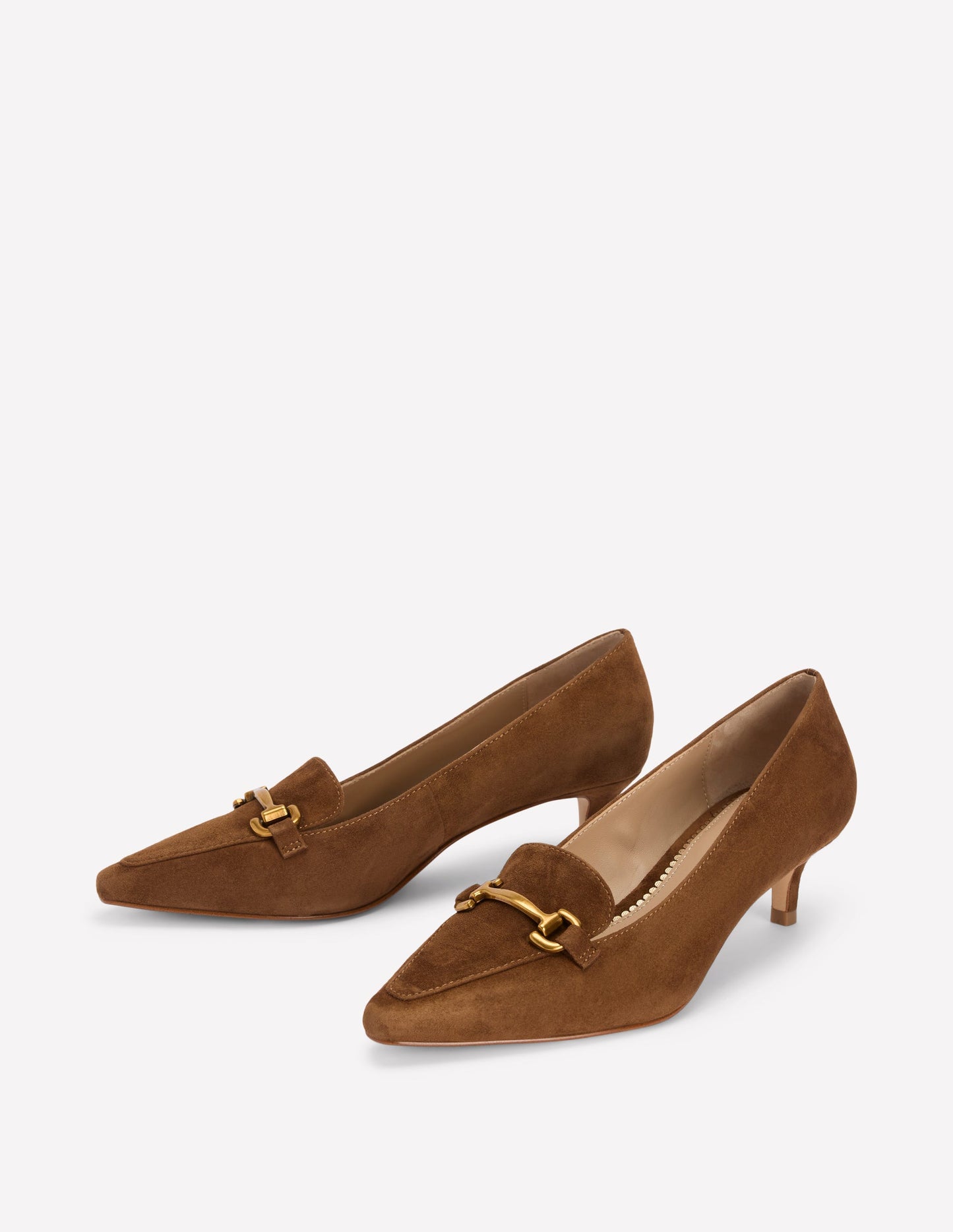 Iris Heel Snaffle Point Loafer-Raw Umber