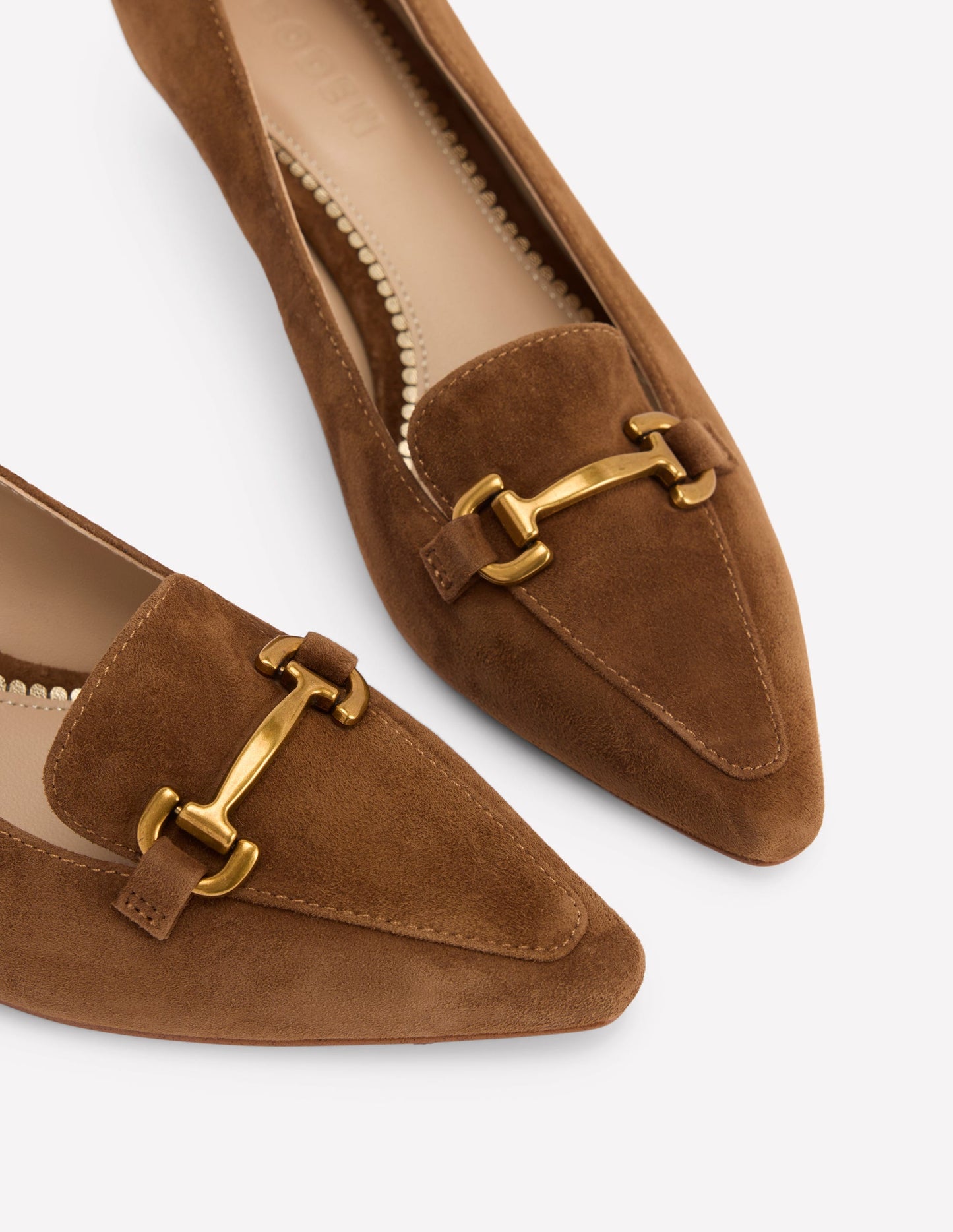Iris Heel Snaffle Point Loafer-Raw Umber
