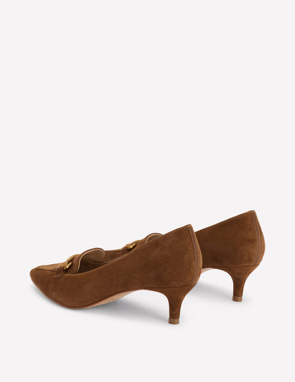 Iris Heel Snaffle Point Loafer-Raw Umber-5