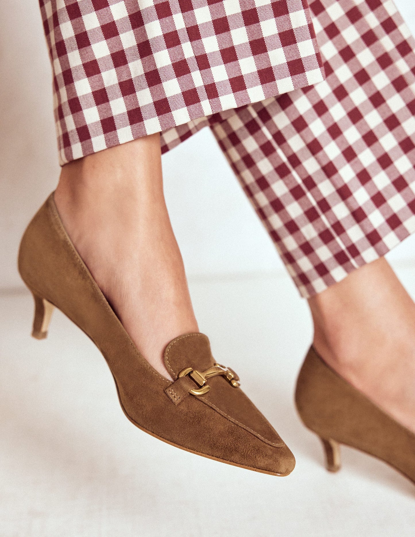 Iris Heel Snaffle Point Loafer-Raw Umber
