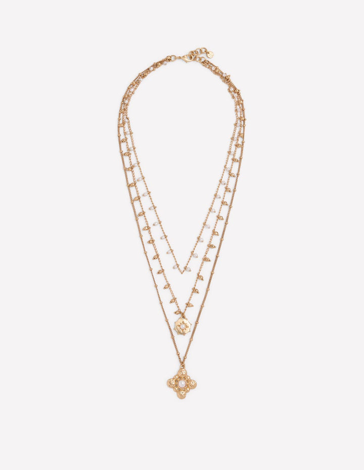 Layering Necklace-Gold Colour