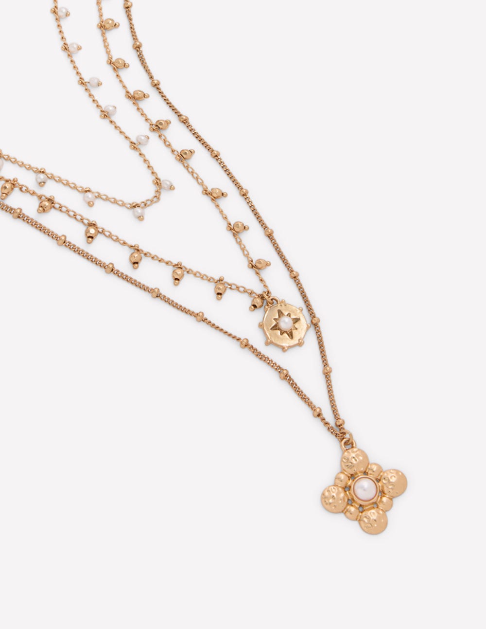 Layering Necklace-Gold Colour - Image 3