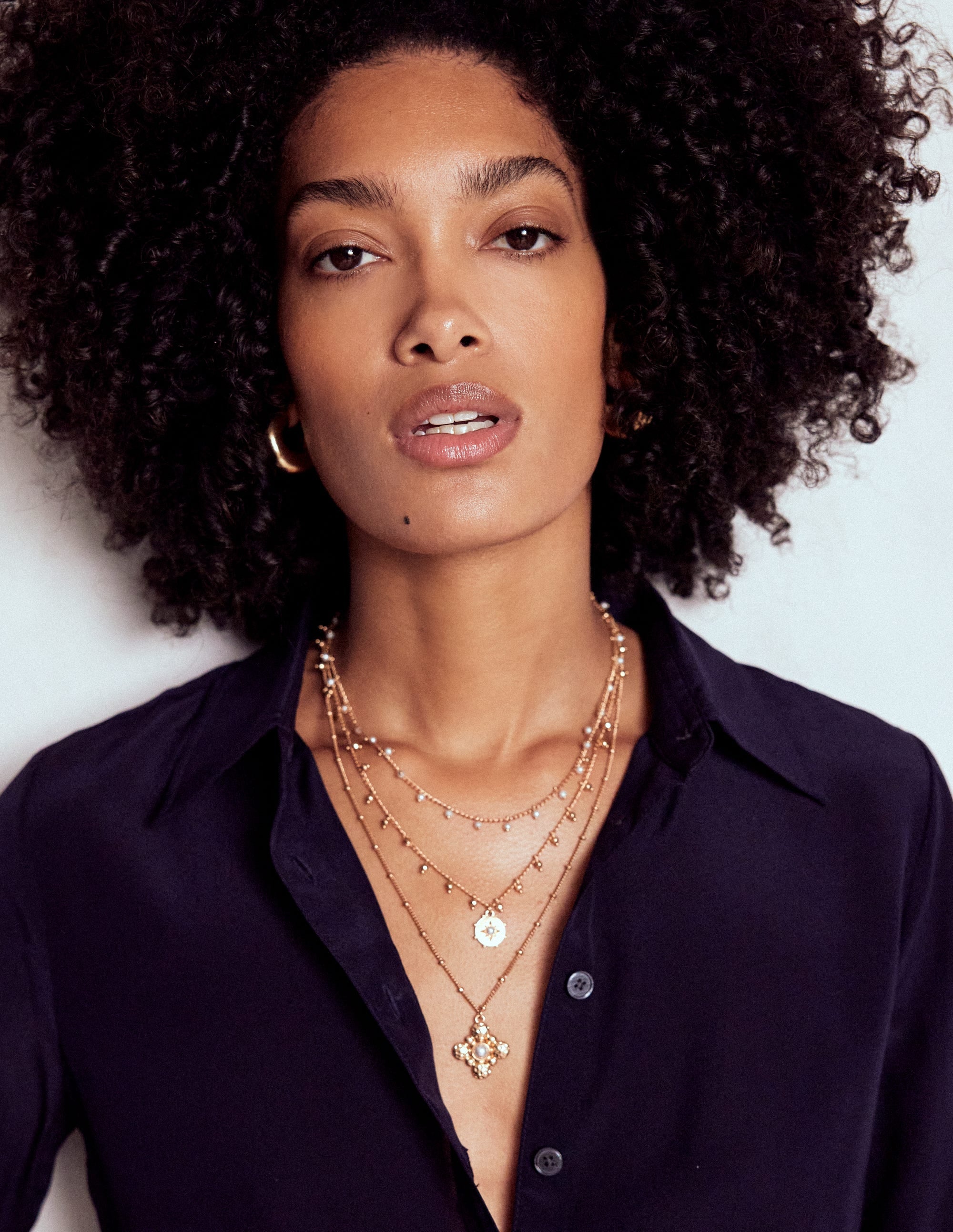 Layering Necklace-Gold Colour - Image 2