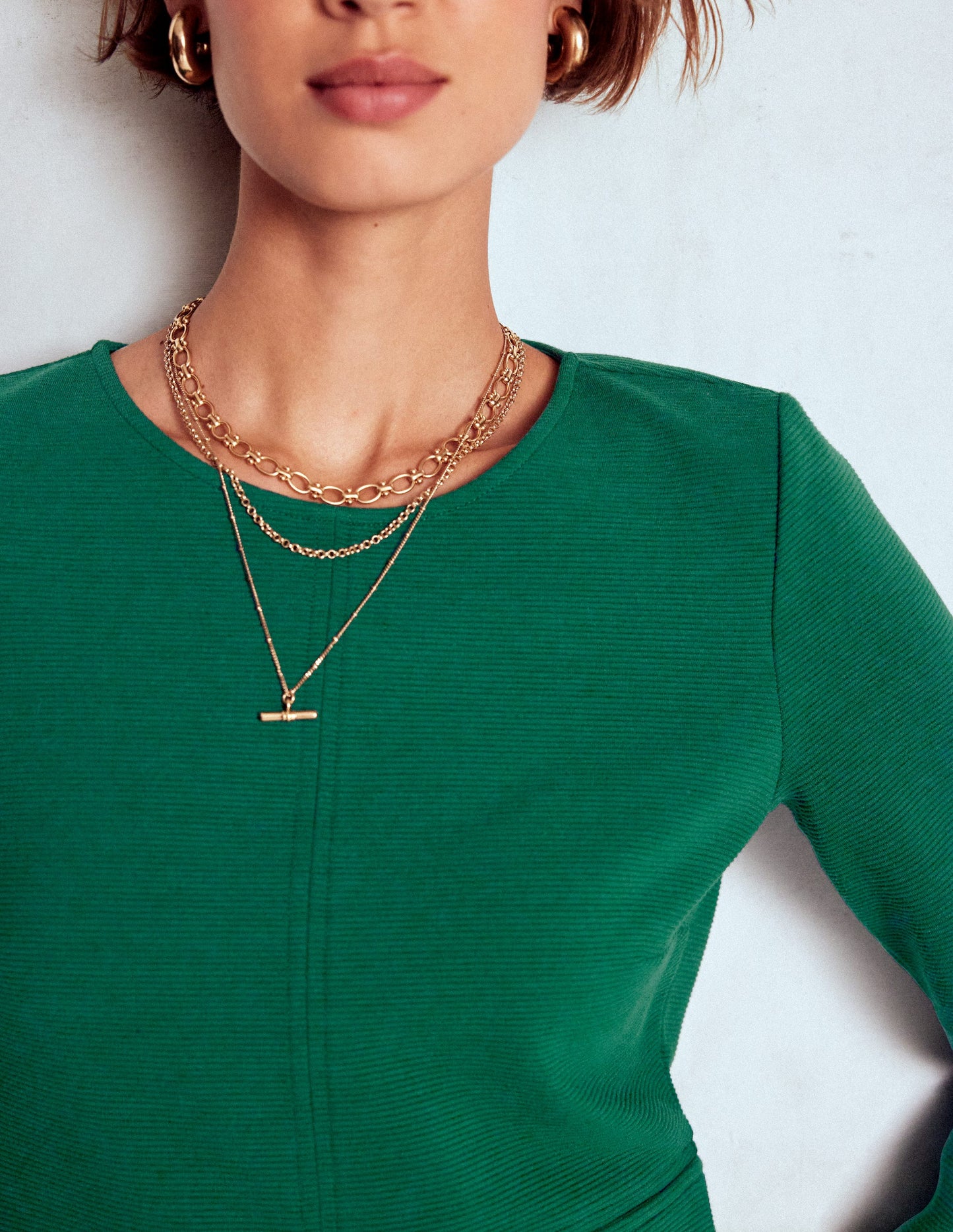 Cornelia Ottoman Dress-Emerald Night