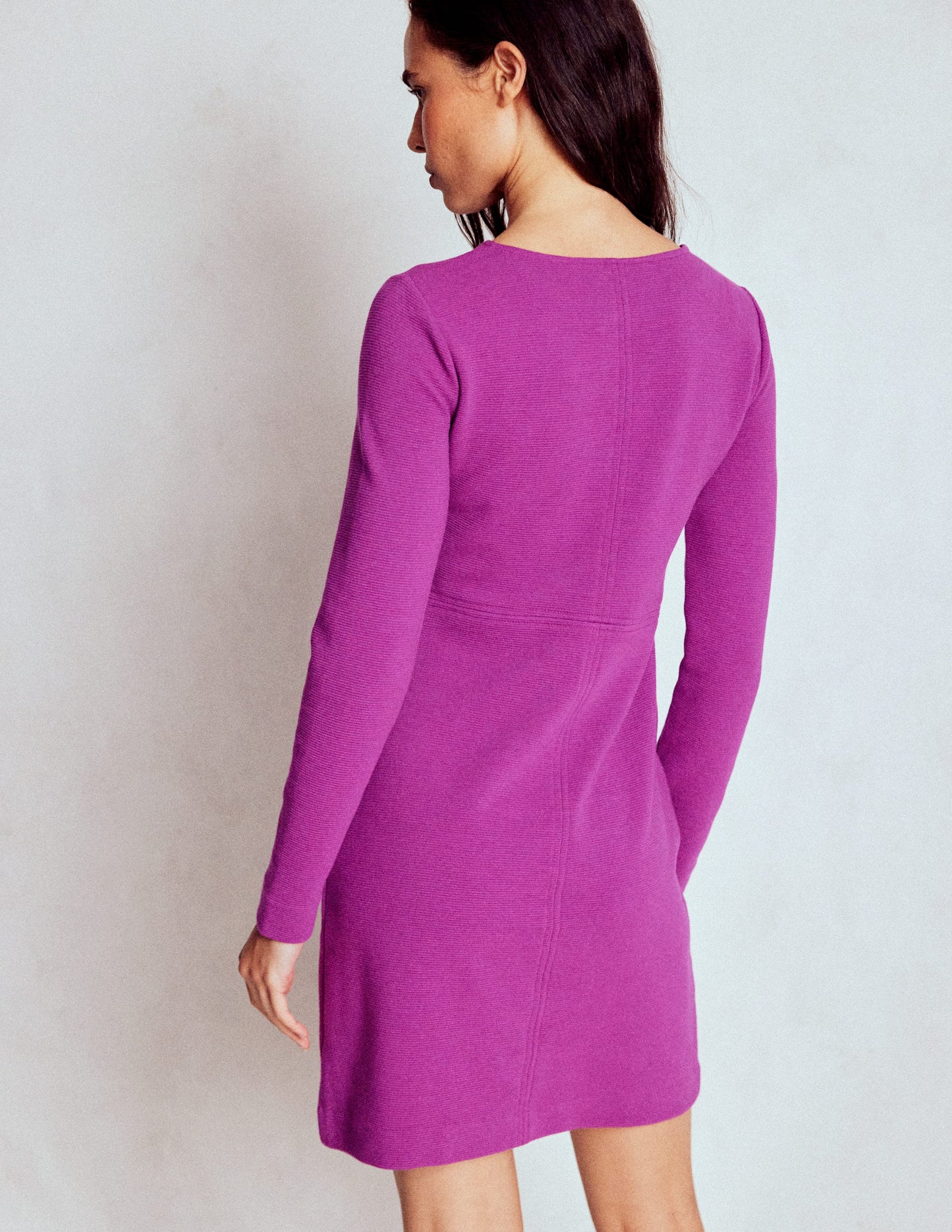 Cornelia Ottoman Dress-Regal Purple