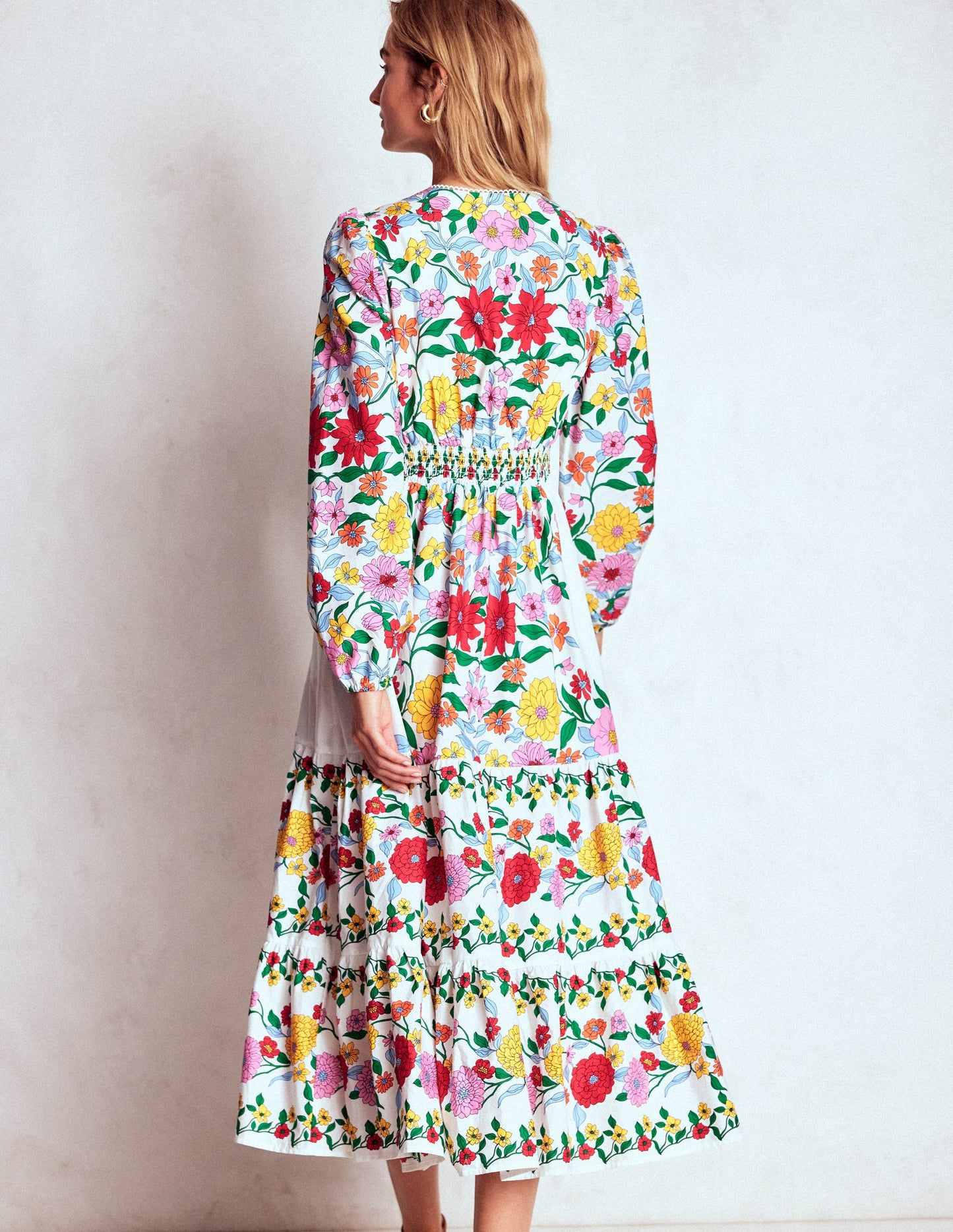 Violet Midi Dress-Multi, Dahlia Trail