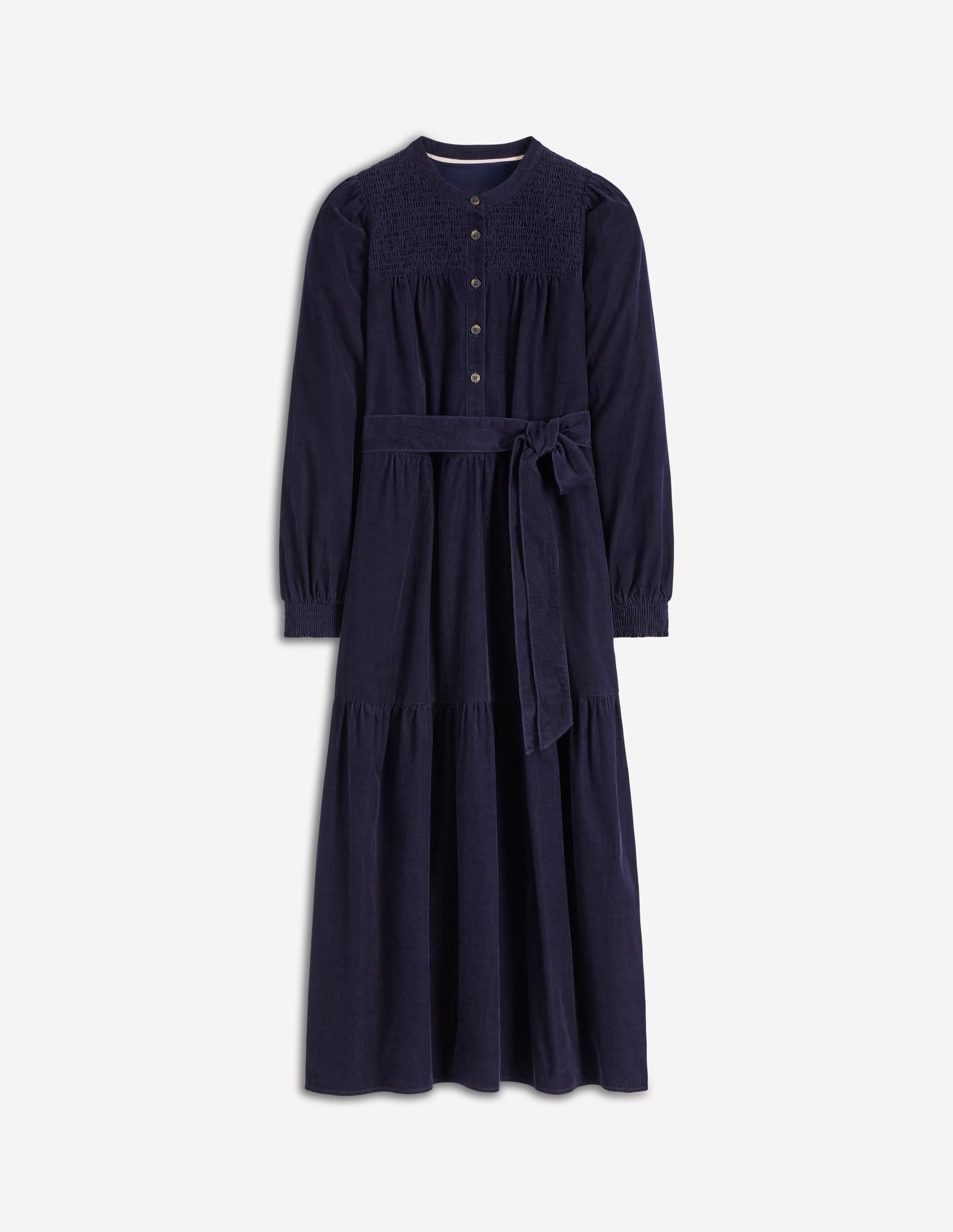 Cecily Cord Midi Dress-Navy - Image 6