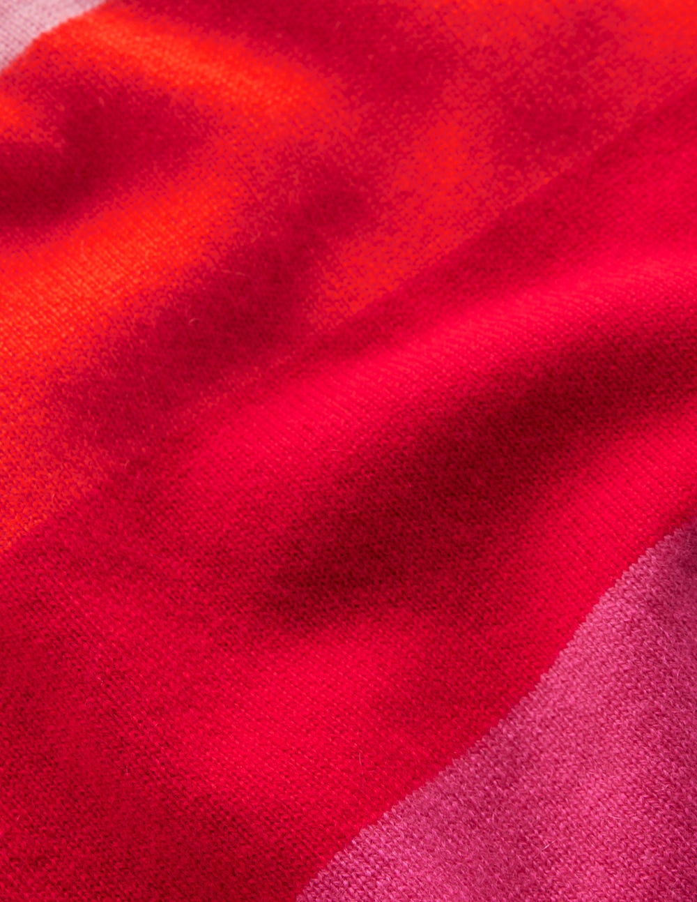 Eva Cashmere Tank-Pink/ Orange Stripe