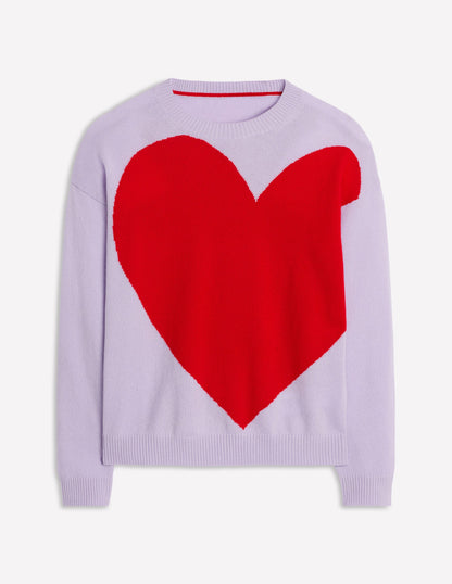Lydia Cashmere Jumper-Purple Heart-5