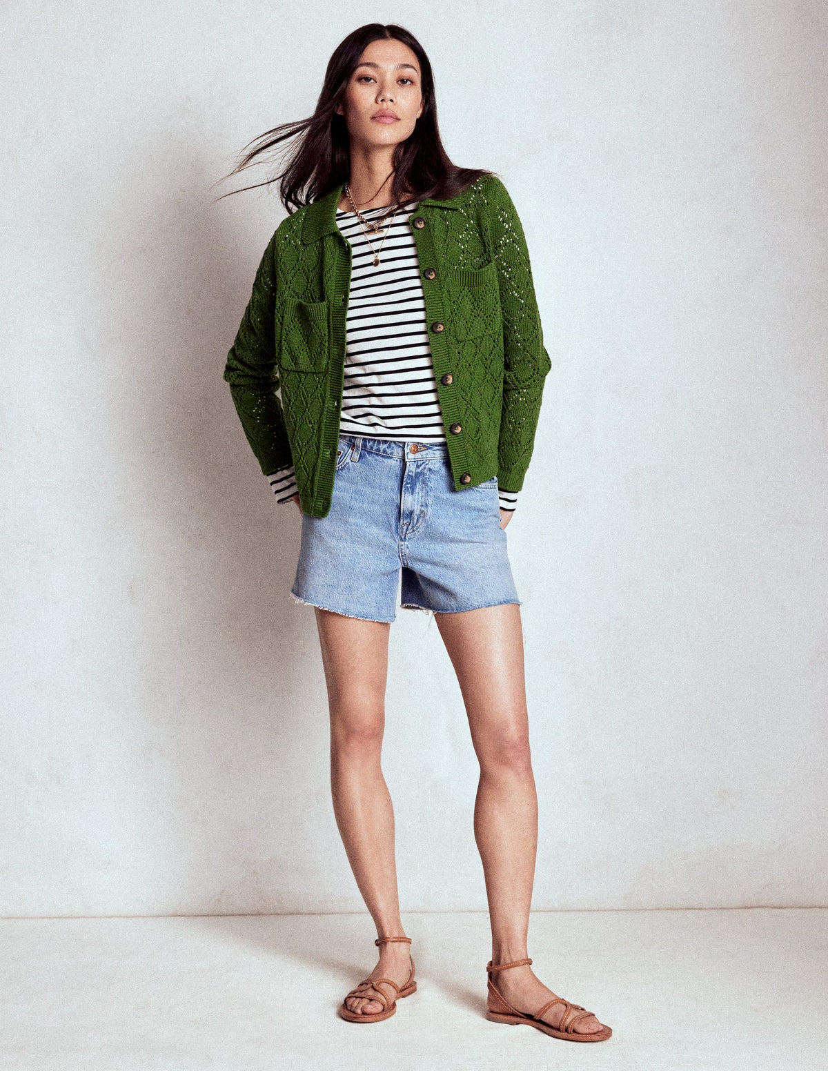 Astrid Knitted Shirt-Promenade Green - Image 2