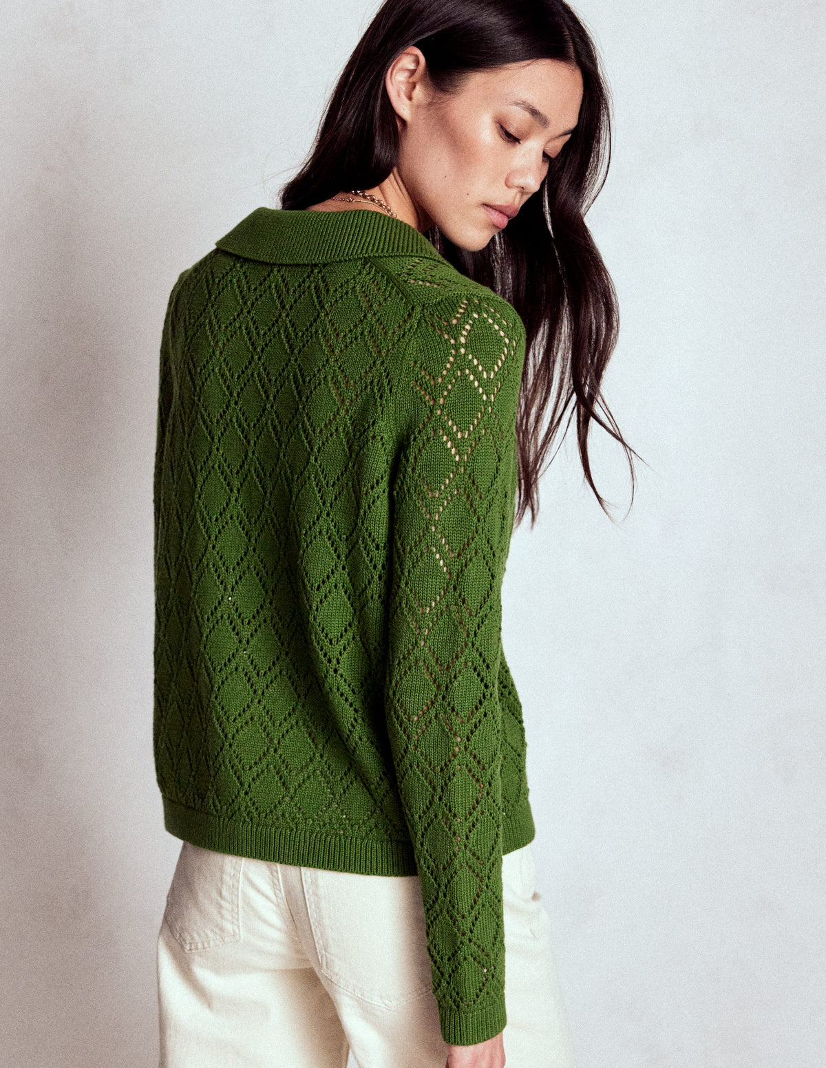Astrid Knitted Shirt-Promenade Green - Image 3