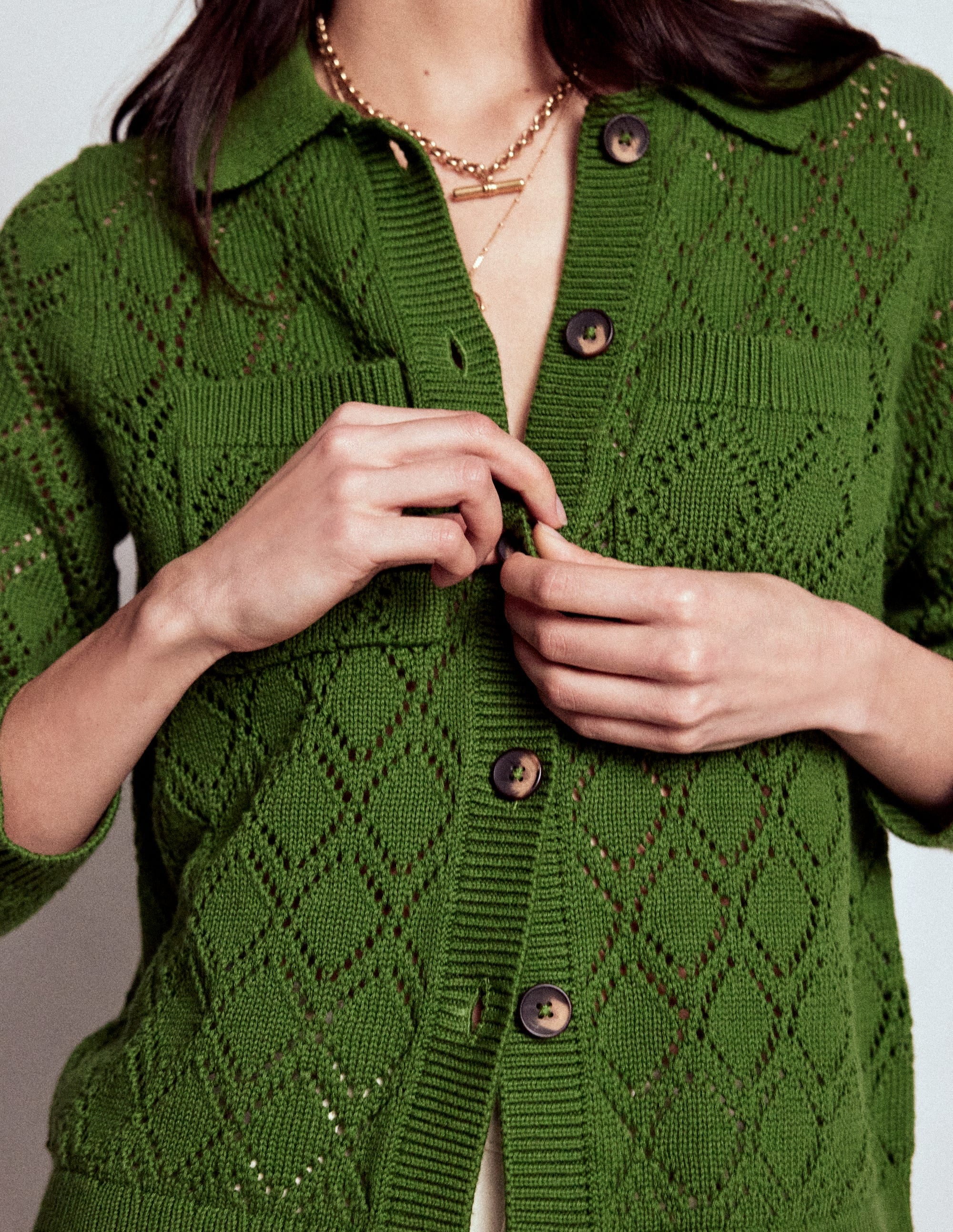 Astrid Knitted Shirt-Promenade Green - Image 4