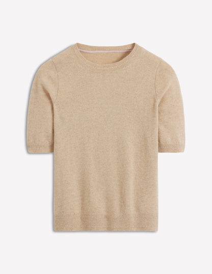 Eva Cashmere T-Shirt-Chinchilla Melange-5