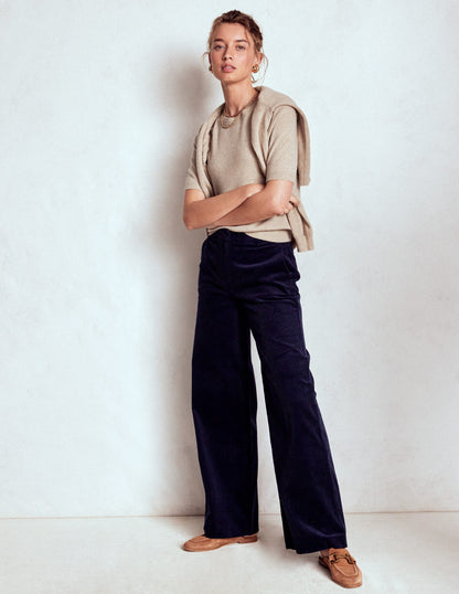 Eva Cashmere T-Shirt-Chinchilla Melange-1