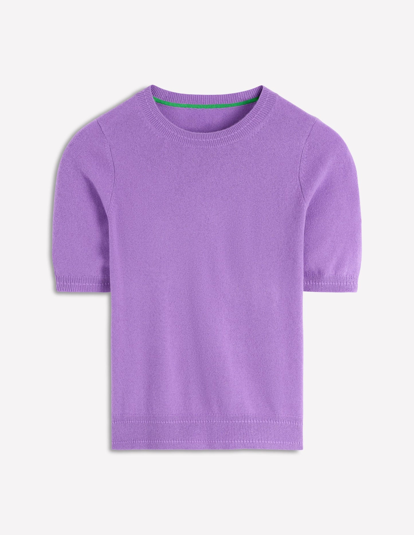 Eva Cashmere T-Shirt-Purple Topaz