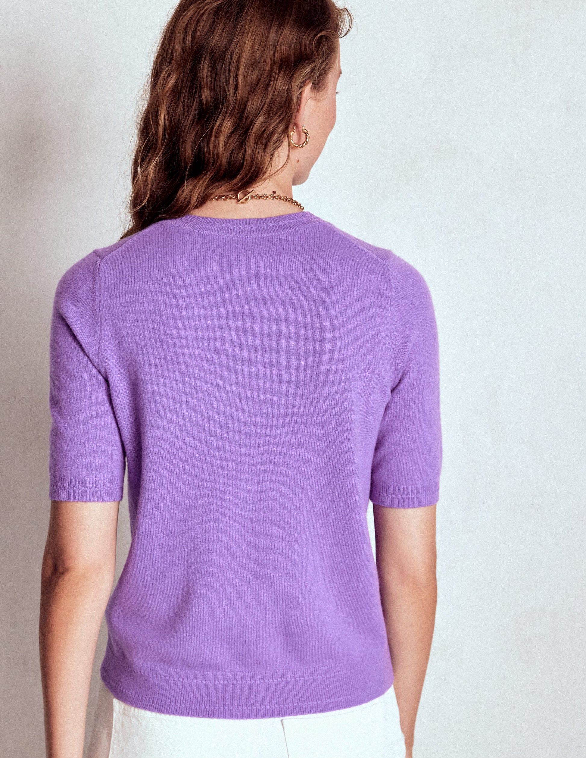 Eva Cashmere T-Shirt-Purple Topaz-3