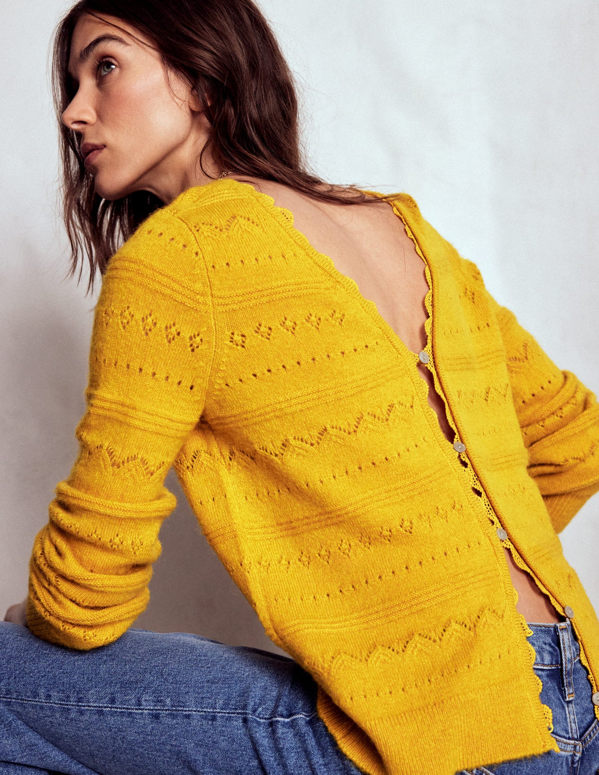 Leticia Lace Trim Jumper-Golden Rye-1