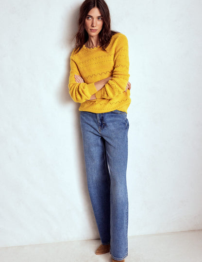 Leticia Lace Trim Jumper-Golden Rye-4