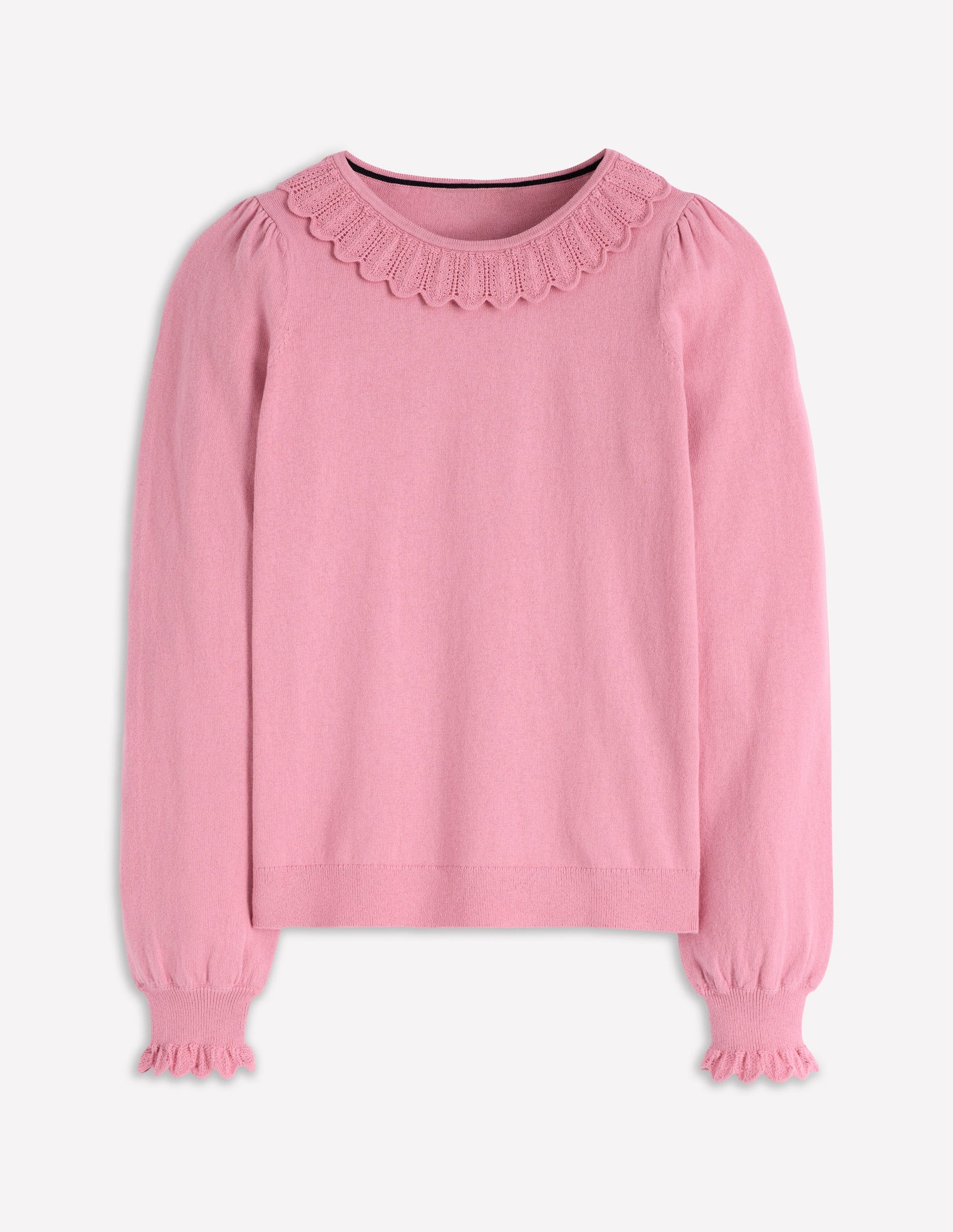 Melina Cotton Ruffle Jumper-Formica Pink-5