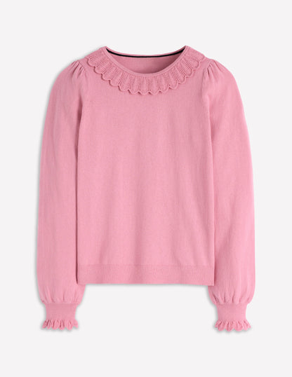 Melina Cotton Ruffle Jumper-Formica Pink-5