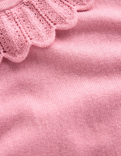 Melina Cotton Ruffle Jumper-Formica Pink-6