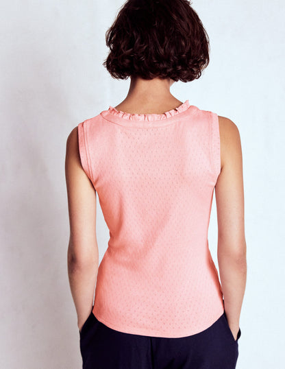 Jersey Henley Pyjama Vest-Light Pink-3