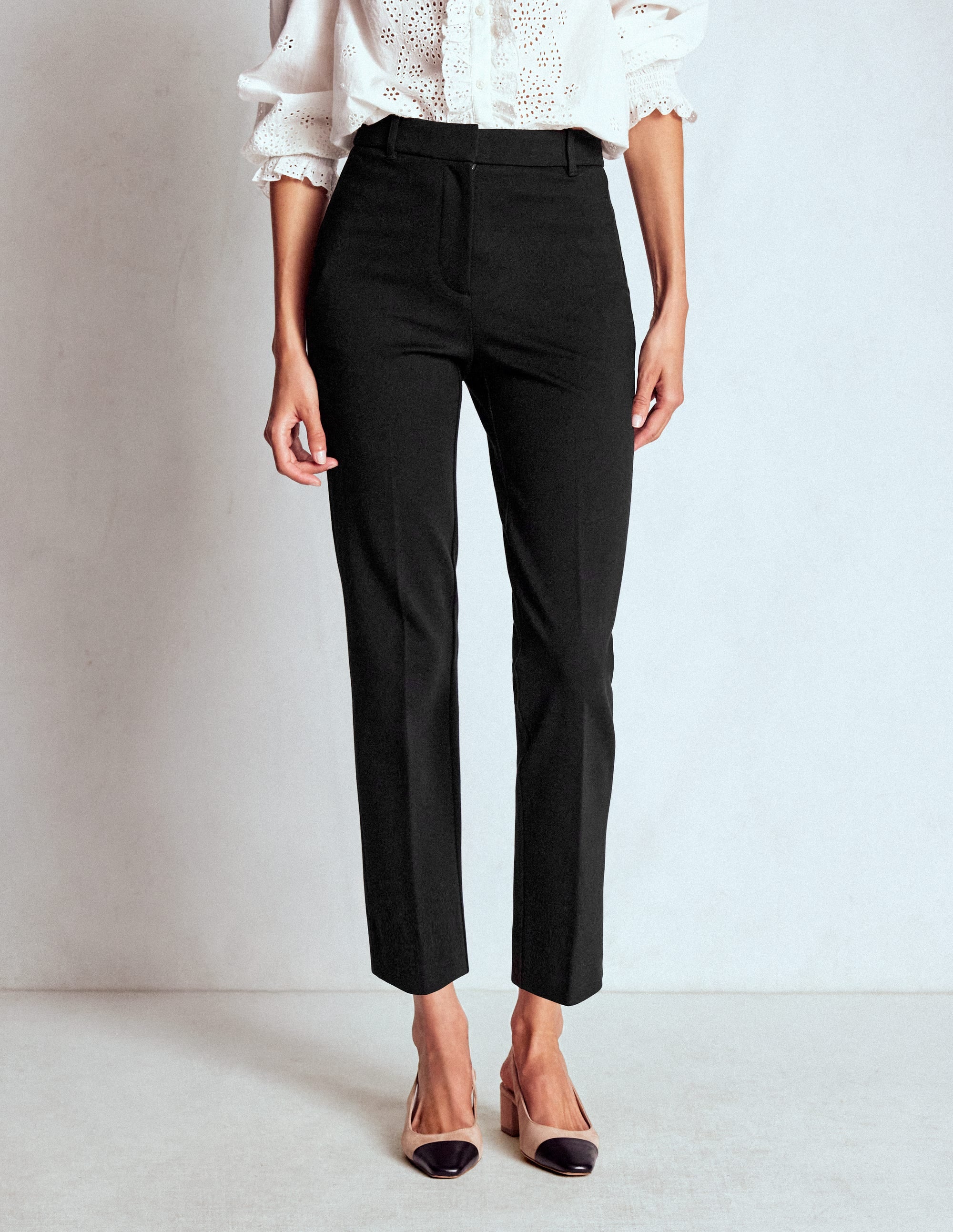 Highgate Ponte Trousers-Black - Image 3
