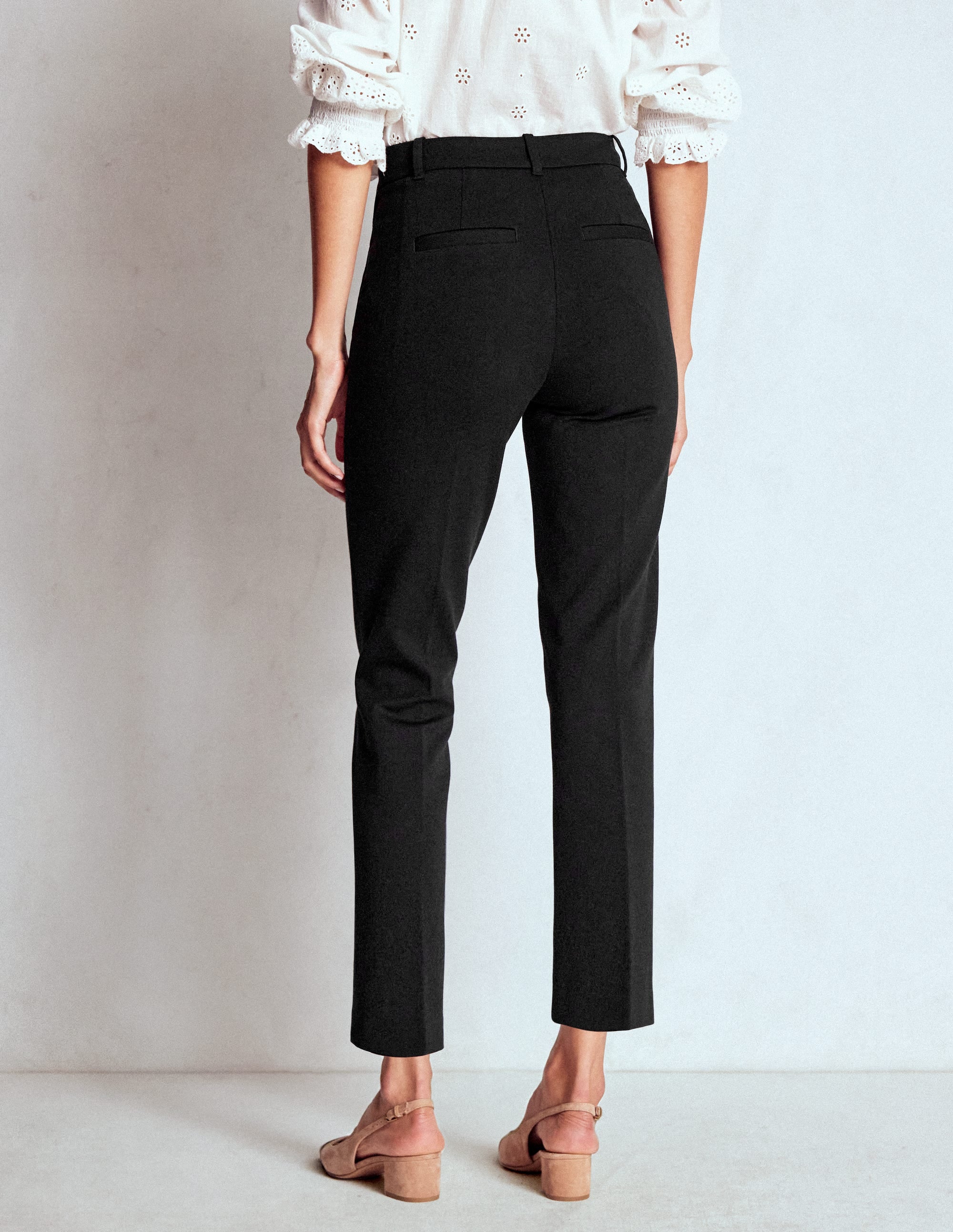 Highgate Ponte Trousers-Black - Image 4