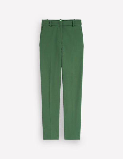 Highgate Ponte Trousers-Hunter Green-5