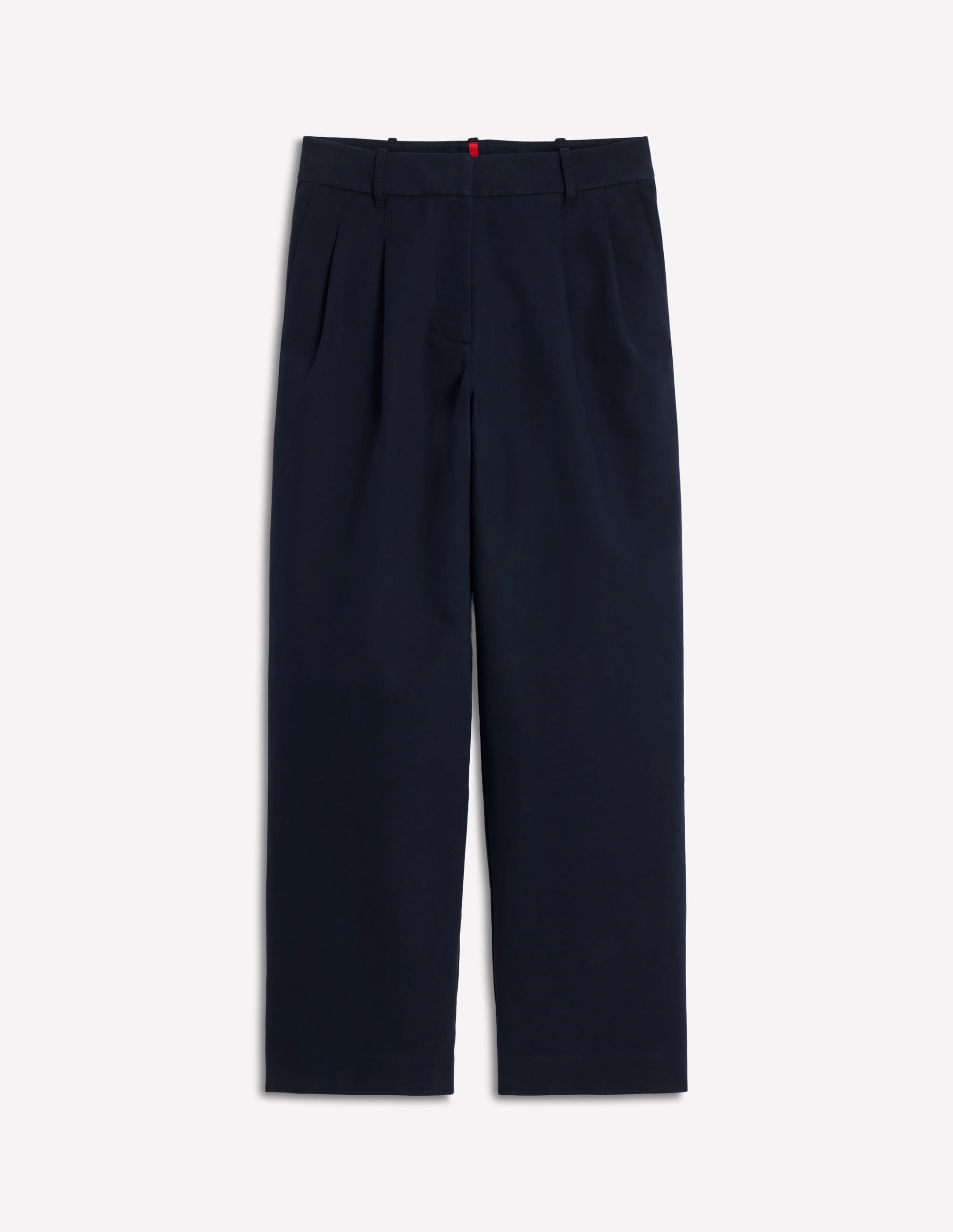 Bloomsbury Cotton Trousers-NAVY - Image 6