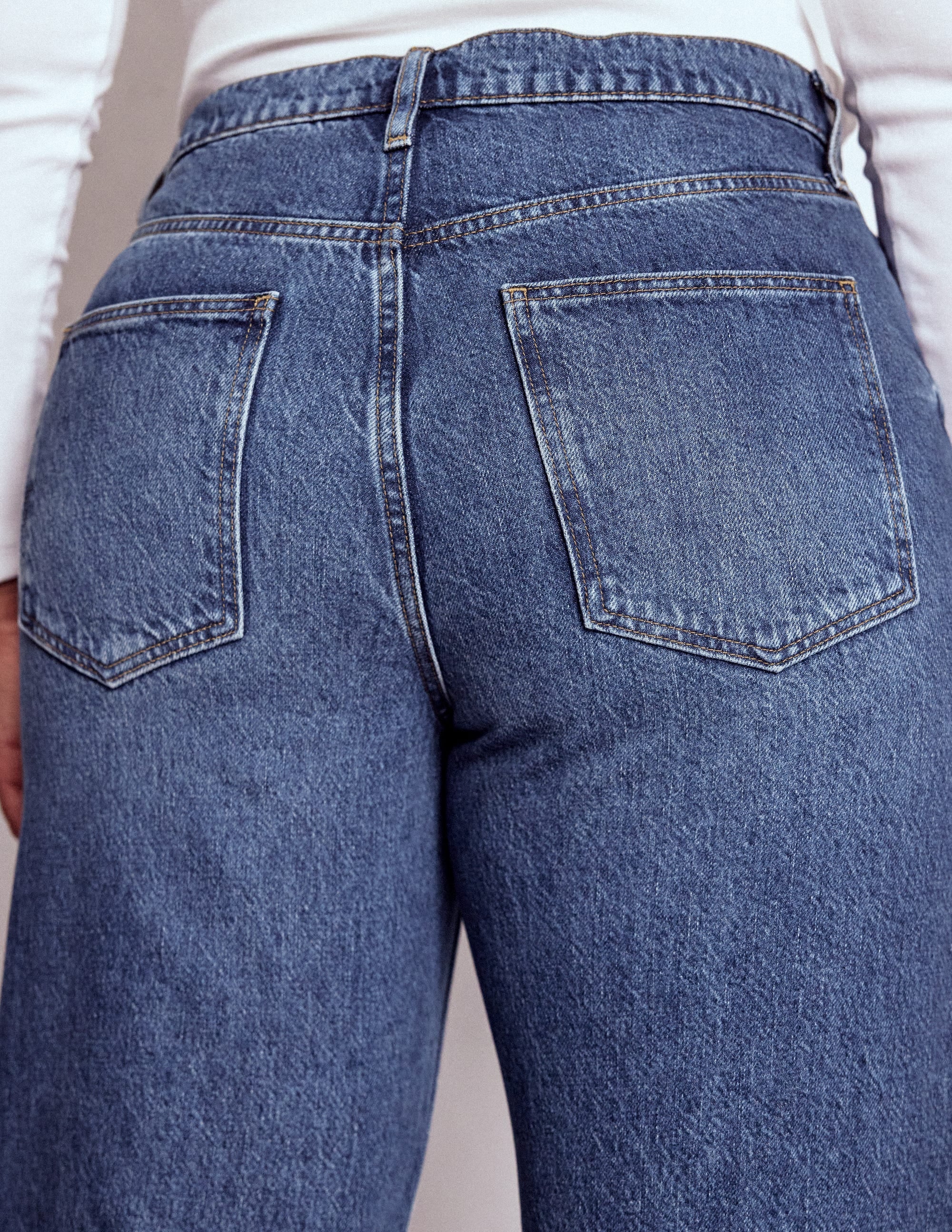 Mid Rise Relaxed Jeans-Mid Vintage - Image 12