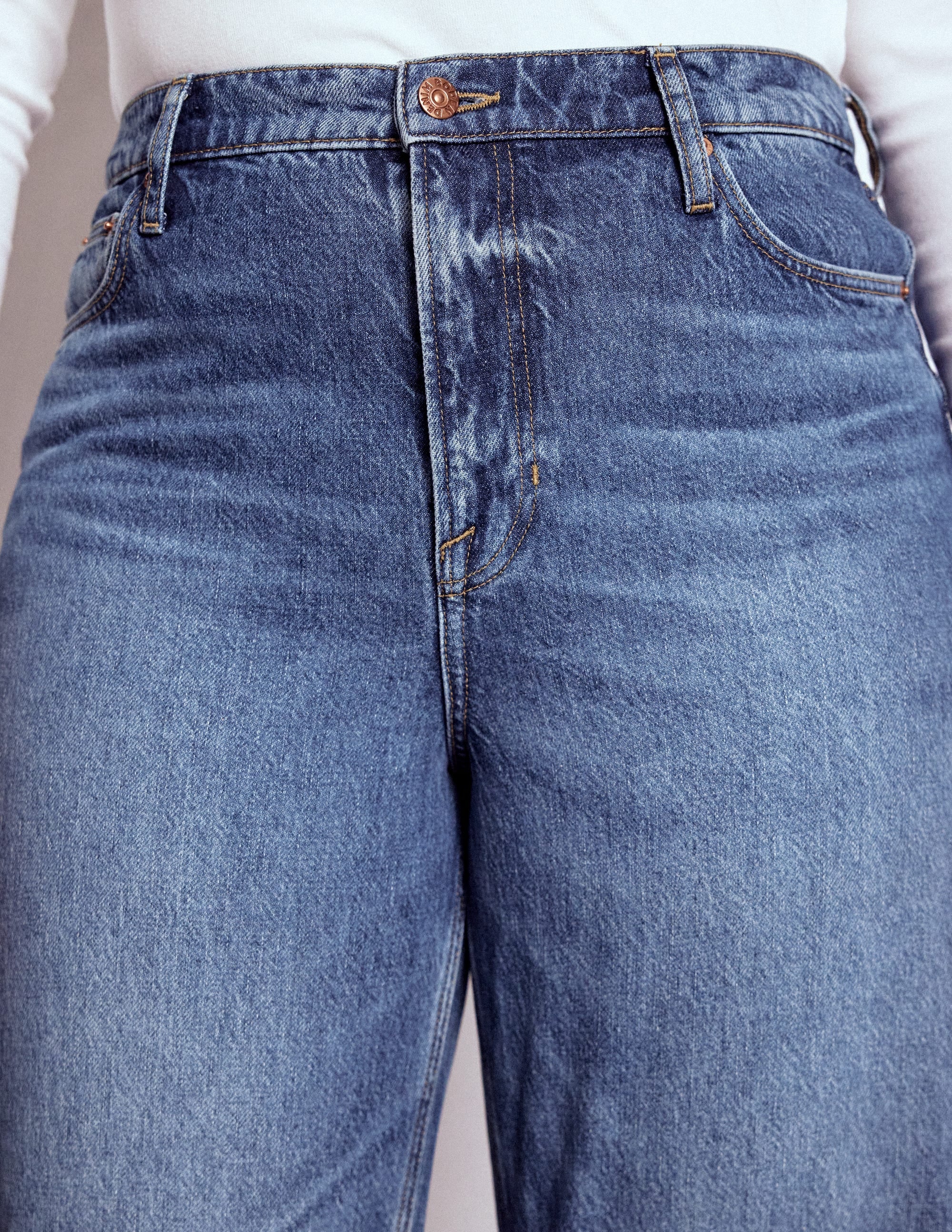 Mid Rise Relaxed Jeans-Mid Vintage - Image 13