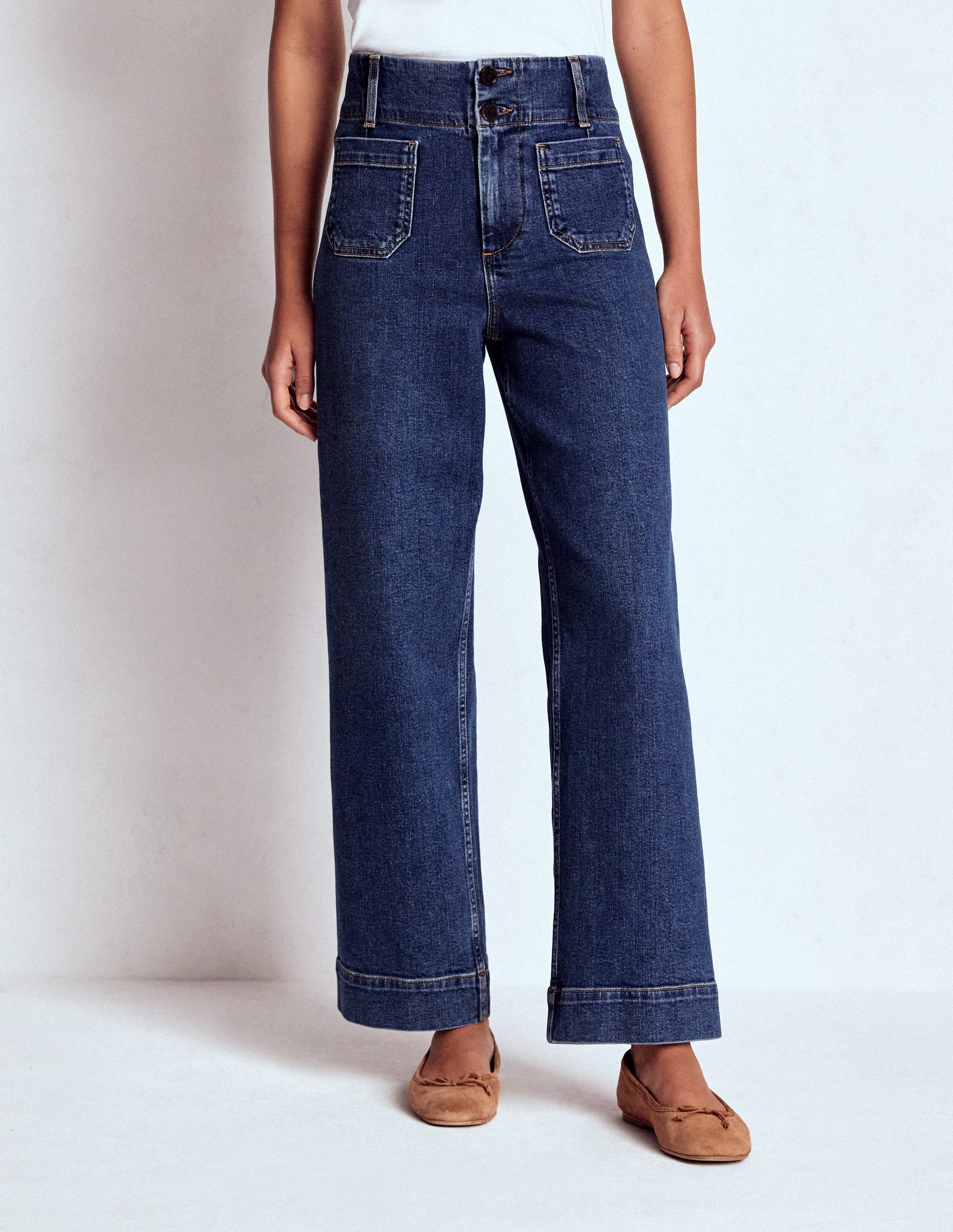 Primrose Cropped Jeans-Mid Vintage - Image 8